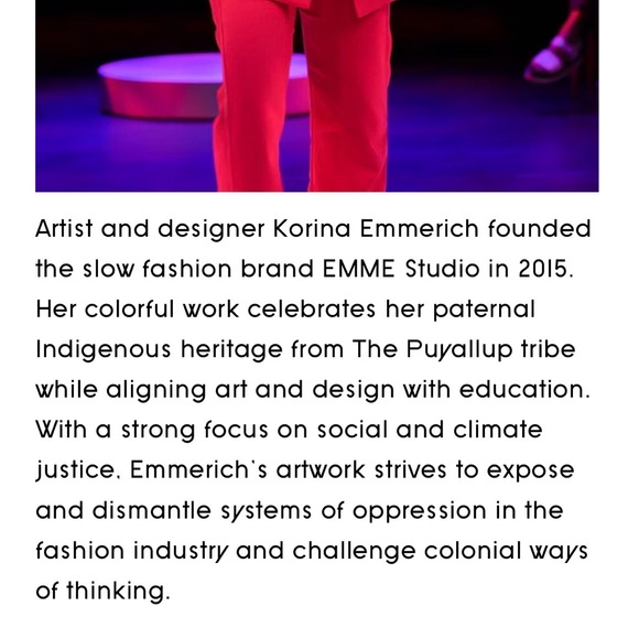 Rare Emme Studio Pendleton Red and Black Geometric Coat NWOT - Picture 10 of 16